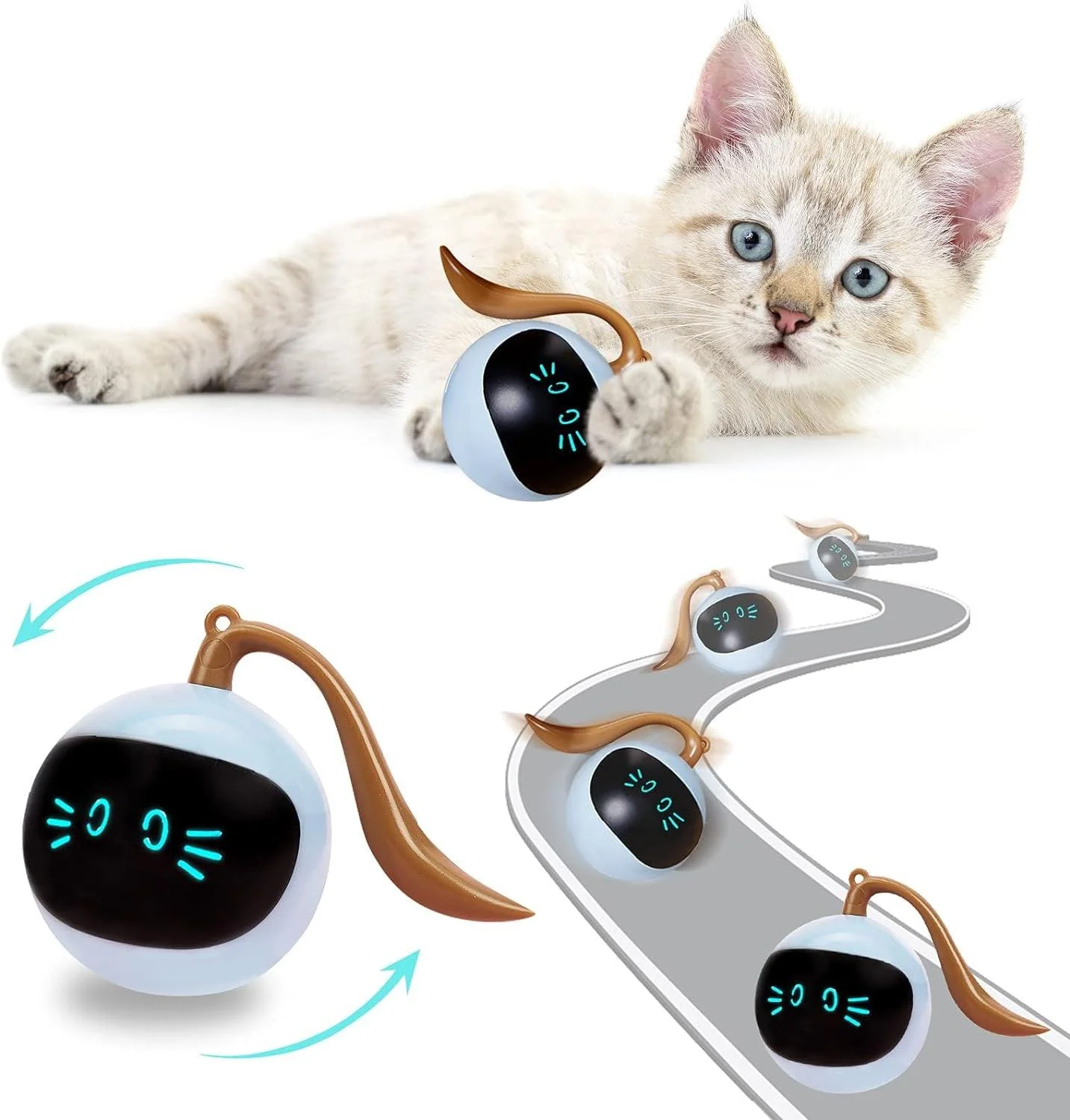 do-choi-cho-meo-cam-bien-fofos-hinh-banh-magic-whirlicat